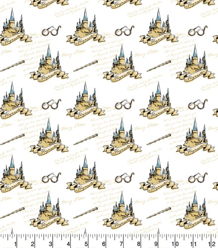 Harry potter fabric hogwarts - fabric,