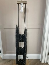 wood standard lamp used