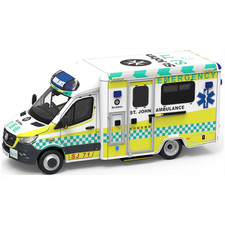 Tiny Toys 1:76 Scale Mercedes Benz Sprinter Facelift St. John Ambulance (SJ71)