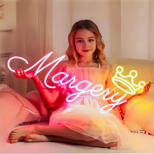Personalized kids name - kids, neon