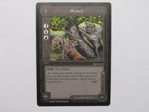 Warge middle earth ccg - -,
