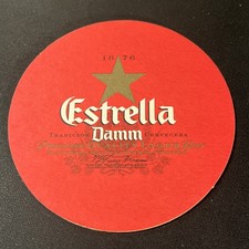 Estrella Damm Brewery, Barcelona , ,Spain....  Beer Mat