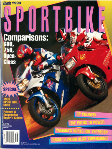 Sportbike cycle magazine - sportbike, 1993