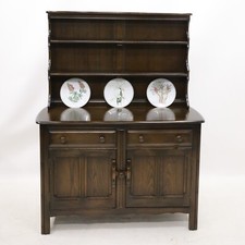 Original Ercol Dresser Sideboard With Shelved Top VGC 1970s FREE UK Delivery