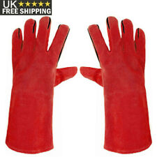 Log Burner Fire Heat Proof Resistant Gloves Wood Stove Welding Protective Mitts