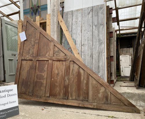 Antique pine wall panelling - pine,