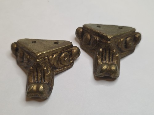 Pair vintage brass 375 - pair, 1.375