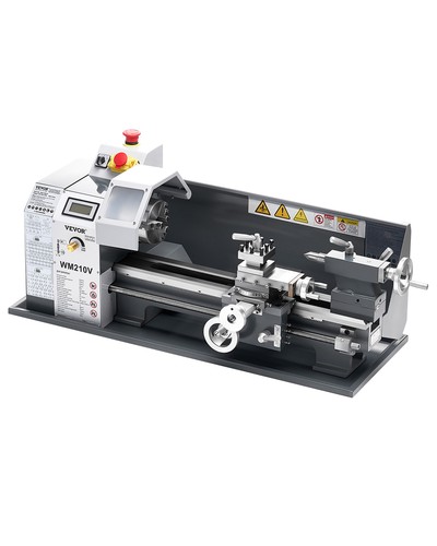 Vevor metal lathe 16 - vevor, 8”