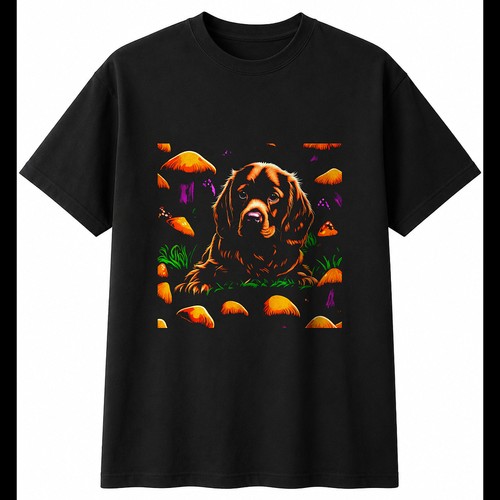 Neon sussex spaniel with - neon,