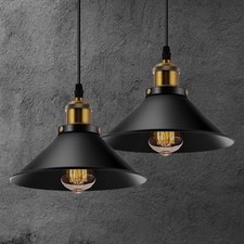 Vintage Industrial Pendant Light Modern Hanging Retro Lamp LED Ceiling Oorrmsazm