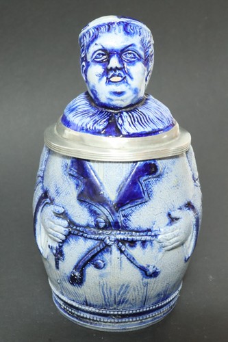 Vintage monk stein beer mug - vintage,