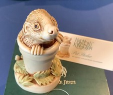 HARMONY KINGDOM POT STICKER HEDGEHOG  BY PETER CALVESBERT #TJHE4 ISSUE ONLY 7844