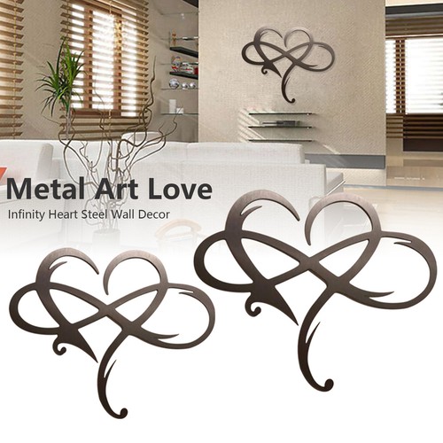 Infinity heart steel - steel, wall