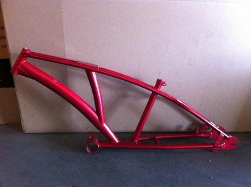 Red chopper bike frame - red,
