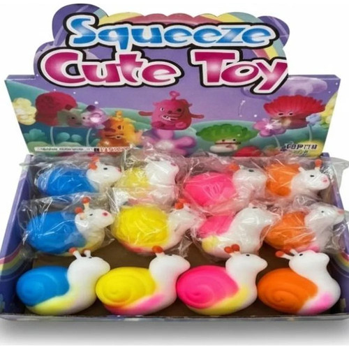 Snail squeeze toy mix - snail,