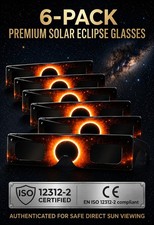 Solar eclipse glasses ce - ​6x,