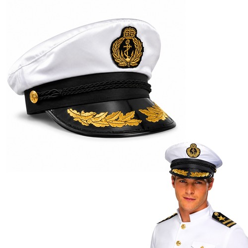 Adult captain hat navy sailor - navy,