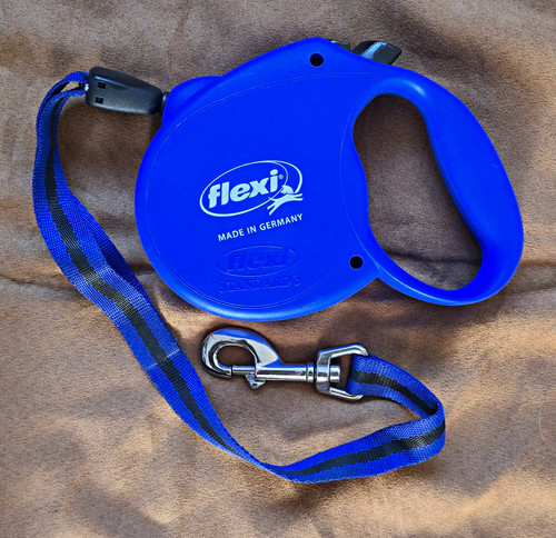 Flexi blue retractable lead - blue,