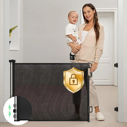 Retractable baby gate - baby, gate,
