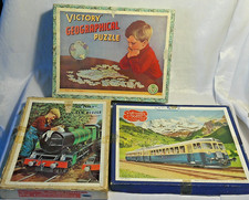 3  x Old Jigsaw Puzzles  inc