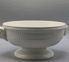 WEDGWOOD EDME ETRURIA RAMS HEAD FOOTED SERVING BOWL 