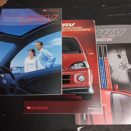 Daihatsu yrv catalog set - catalog,