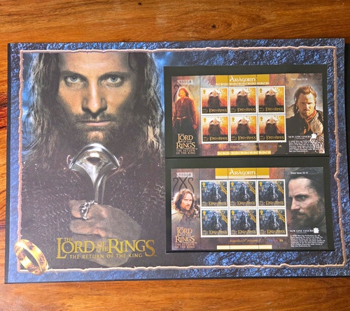 Lotr isle man post stamp - isle,