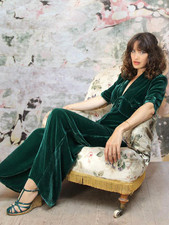 Nancy Mac 'Sable' silk velvet