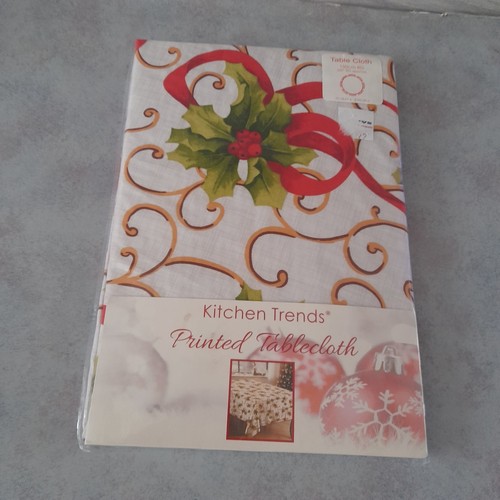 Christmas table cloth - table,