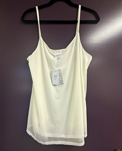 Lularoe maya white sheer mesh - lularoe,