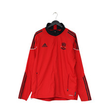 2010/11 LIVERPOOL Vintage adidas 1/4 Zip Formotion Football Training Jacket (XL)