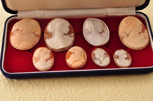 Items vintage shell cameo - 8,