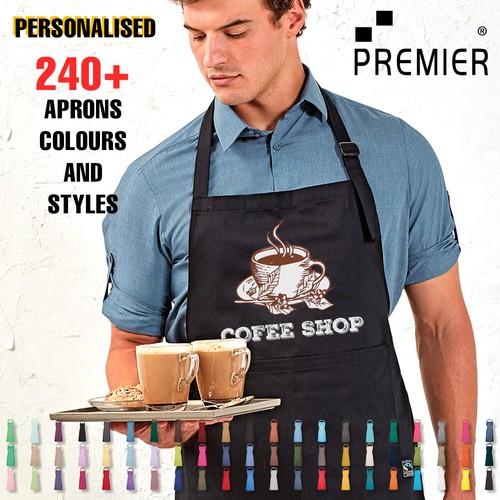 Personalised restaurant aprons - personalised,