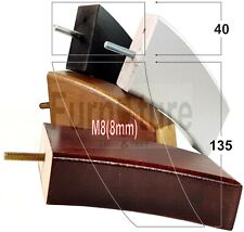 4 Replacement Curved Wooden