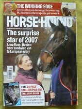 HORSE & HOUND / 2007 NOV 22 / ANNA ROSS-DAVIES: SANDWICH VAN TO EUROPEAN GLORY