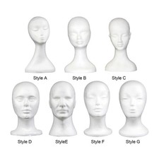 Foam Mannequin Head Wig