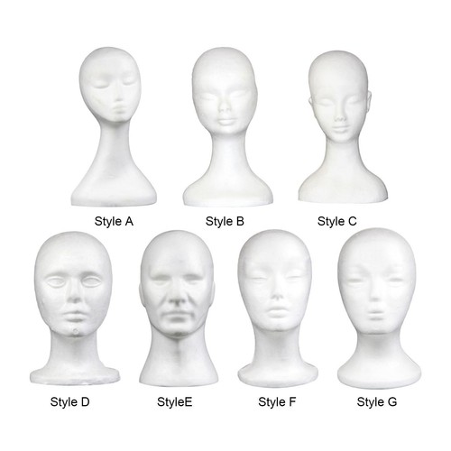 Foam mannequin head wig - head,