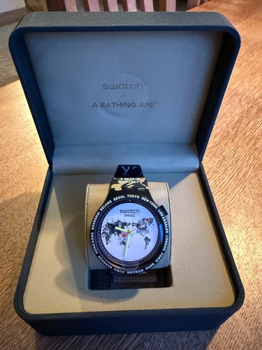 Bathing ape watch swatch x - a,