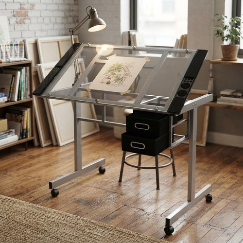 Versatile craft desk with - craft,