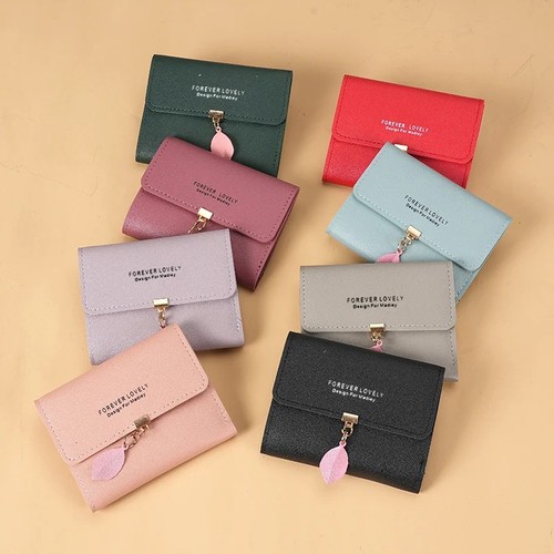 Womens trifold wallet - trifold, pu