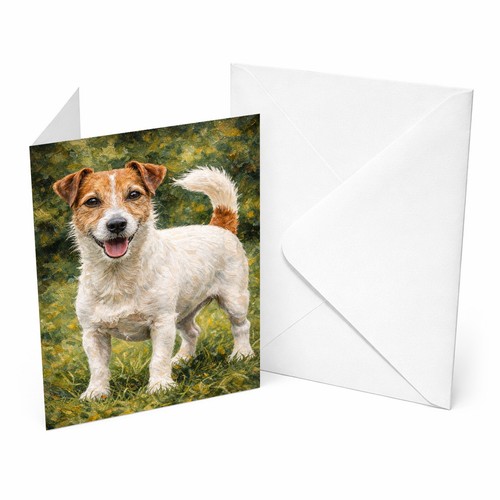Jack russell terrier dog a5 - russell,
