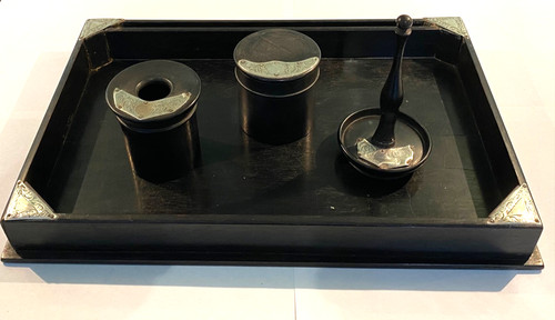 Antique ebony wood sterling - wood, &