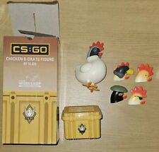 CS:GO  Chicken and Crate With All Heads Vinyl Figure CSGO Valve