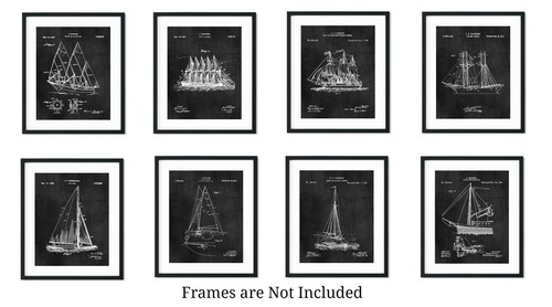 Sailboat decor wall art - sailboat,