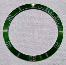 37.5mm Metal Bezel insert Green For Rolex Submariner 16610 16800