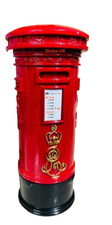  RED POST BRITISH LONDON MONEYBOX COIN BOX DIECAST METAL PIGGY BANKS