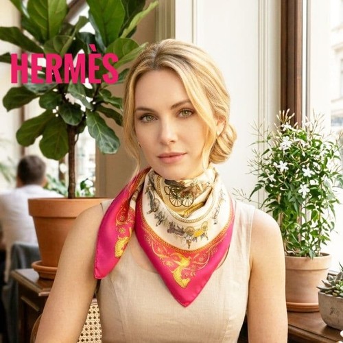 Hermes silk scarf 90cm classic - silk,