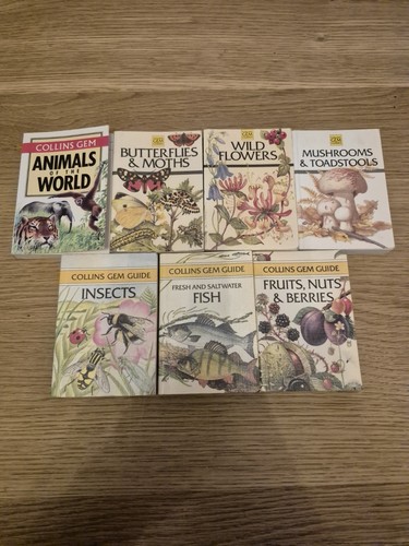 Vintage collins gem guides lot - guides,