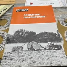 Howard Bigbaler Operators Manual - Big Baler 1974 large fold out pic