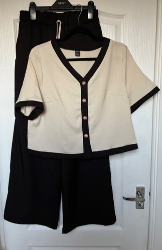 New shein petite wide leg - new,